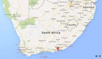 Порт-Элизабет на карте Южно-Африкан