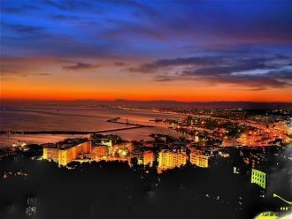Вечер на побережье, Алжир.