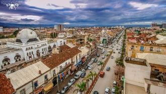 Вид с высоты на Блиду