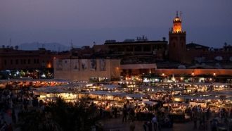 Ночной Мекнес, Марокко.