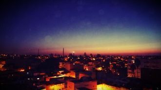 Ночная панорама Эль-Джадиды