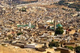 Старый город Медина с высоты