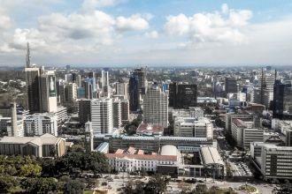 Найроби с высоты