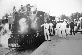 Историческое изображение Момбасы.