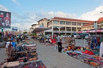 Рынок в Момбасе, Кения.