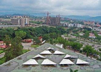 Абуджа, Нигерия. Город с высоты.