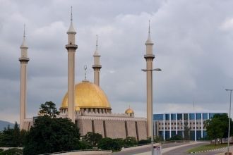 Фотография Национальной мечети Абуджа.