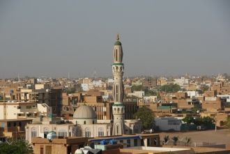 Столица Судана с высоты.