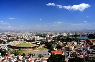 Антананариву с высоты птичьего полета.