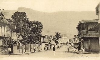 Порт-Луи, главная улица 1911 год.