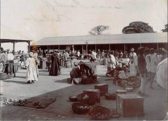 Рынок Банжула, 1900.