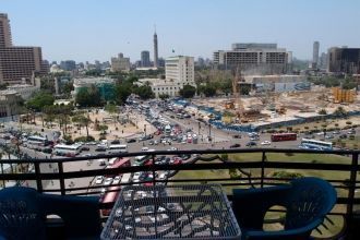 Город Исмаилия с высоты.