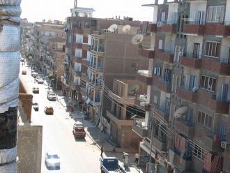 На улице города Исмаилия.