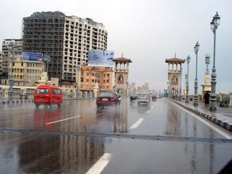 На улице города Исмаилия.