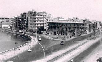 Старое фото Суэца.