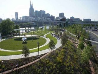 Нашвилл с высоты птичьего полета.