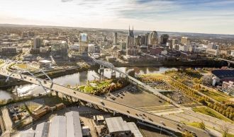 Фото Нашвилла с высоты.