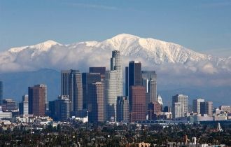 Лос-Анджелес с высоты.