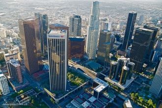 Лос-Анджелес сверху.
