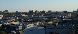 Вид на Эдисон с высоты.