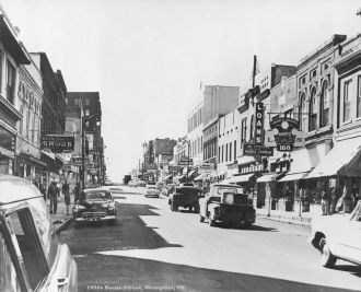 Мемфис, Бил-стрит, 1950-е гг.