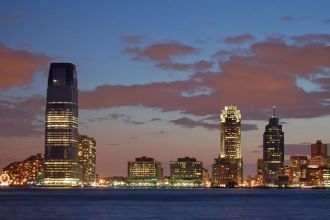 Ночной Джерси-Сити