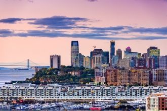 Джерси-Сити с высоты