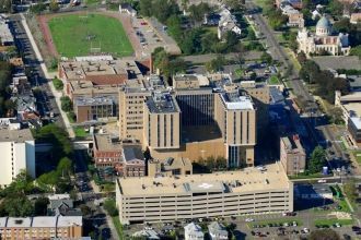 Бриджпорт с высоты.