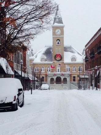 Центральная улица Фейетвилла.