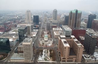 Сент-Луис вид с высоты.