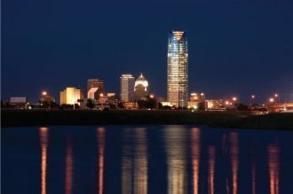 Оклахома-Сити ночью