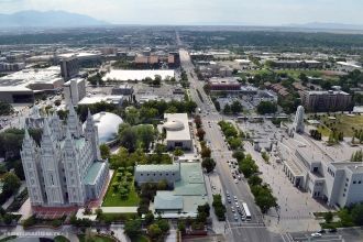 Солт-Лейк-Сити с высоты