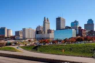 Вид на Канзас-Сити.