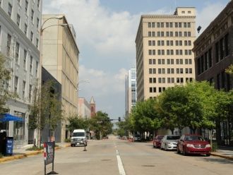 На одной из улиц города Батон-Руж.