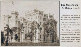 Город Батон-Руж в прошлые времена.