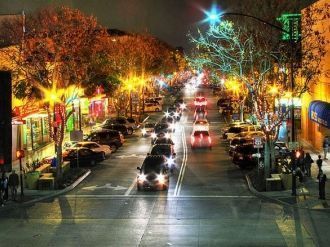 Ночной Бербанк.