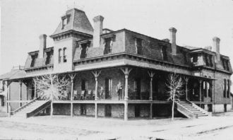 Город Шайенн в прошлом.