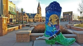 Достопримечательность города Шайенн.