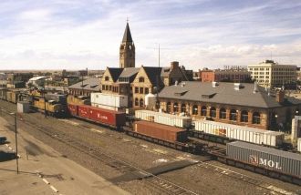 Железнодорожный вокзал города&nbsp;Шайен