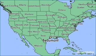 Американский город Бомонт, штат Техас.