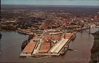 Город Бомонт с высоты.