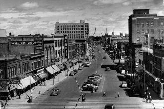 Город Фарго в прошлые времена.