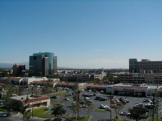 Анахайм с высоты птичьего полета.