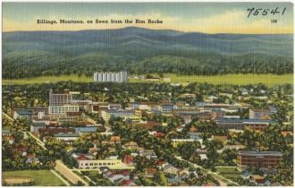 Город Биллингс в былые времена.
