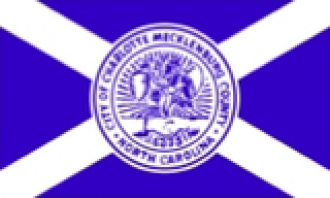 Флаг города Шарлотт.