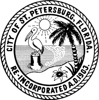 Флаг города Сент-Питерсберг.