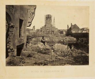 Разрушения в Чарльстоне, Южная Каролина.