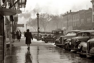 Улицы Айова-Сити на старых фото.