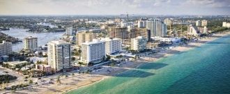 Форт-Лодердейл с высоты птичьего полета.