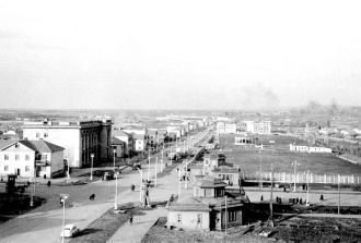 Панорама города Туймазы - историческое и